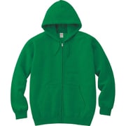 ジップアップパーカー 8.4オンス MLZ ジップアップライトパーカー ケリーグリーン 2XL