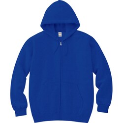 ジップアップパーカー 8.4オンス MLZ ジップアップライトパーカー ブルー 2XL