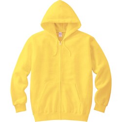 ジップアップパーカー 8.4オンス MLZ ジップアップライトパーカー カナリアイエロー 2XL