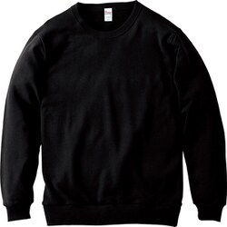 クルーネックトレーナー キッズ ジュニア 8.4オンス MLC クルーネックライトトレーナー ブラック 120cm