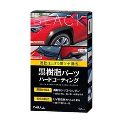 黒樹脂パーツハードコーティング 容量：100ml（マイクロファイバークロス付き） 2134
