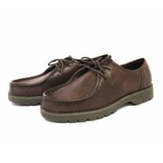 BJ-5112 DK.BROWN 37 [BULLET JAM チロリアンシューズ モカシューズ ローカット 低反発インソール付き アッパー素材：合成皮革 ダークブラウン サイズ：37]