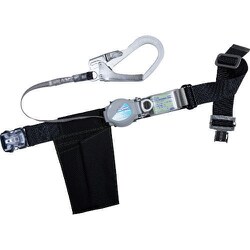 TB-TRN-OT599-BLK-L-BP [ツヨロン ツーウェイリトラ安全帯 黒 Lサイズ]