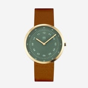 ARTISAN SERIES メンズ レザーベルト 40mm DUSTY OLIVE BROWN 正規品 1年保証 MV1001MGPGBN