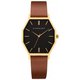 Ewalu レディース レザーベルト 36mm×39mm ブラウン 正規品 1年保証 GBK02