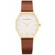 Ewalu レディース レザーベルト 36mm×39mm ブラウン 正規品 1年保証 GWT02