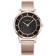 La lino ユニセックス ステンレスベルト 38mm ピンクゴールドメッシュ 正規品 1年保証 LLBK0M04