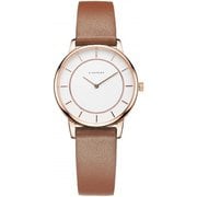 La lino レディース レザーベルト 32mm ブラウン 正規品 1年保証 LLWT02