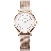 La lino レディース ステンレスベルト 32mm ピンクゴールドメッシュ 正規品 1年保証 LLWT04