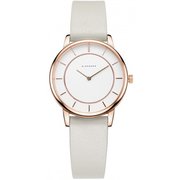 La lino レディース レザーベルト 32mm ホワイト 正規品 1年保証 LLWT05