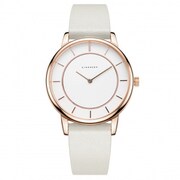 La lino ユニセックス レザーベルト 38mm ホワイト 正規品 1年保証 LLWTM05