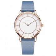 La lino ユニセックス レザーベルト 38mm ブルー 正規品 1年保証 LLWTM07