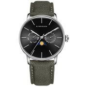 Lokahi ユニセックス レザーベルト カーキ 正規品 1年保証 LKBK GRAY