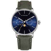 Lokahi ユニセックス レザーベルト カーキ 正規品 1年保証 LKBL GRAY