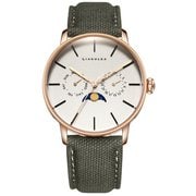 Lokahi ユニセックス レザーベルト カーキ 正規品 1年保証 LKWTP GRAY