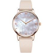 Luana ユニセックス レザーベルト 38mm ベージュ 正規品 1年保証 P02