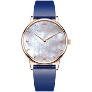 Luana ユニセックス レザーベルト 38mm 濃紺 正規品 1年保証 P06