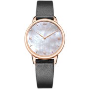 Luana レディース レザーベルト 32mm ブラック 正規品 1年保証 P07L