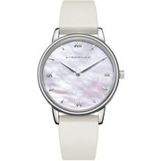 Luana ユニセックス レザーベルト 38mm ホワイト 正規品 1年保証 S01