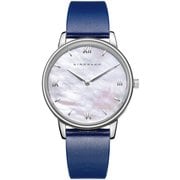 Luana ユニセックス レザーベルト 38mm 濃紺 正規品 1年保証 S06