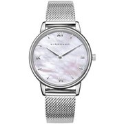 Luana ユニセックス ステンレスベルト 38mm シルバーメッシュ 正規品 1年保証 S08