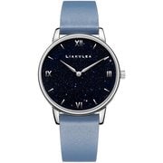 Makana ユニセックス レザーベルト 38mm ブルー 正規品 1年保証 MS05