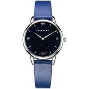 Makana レディース レザーベルト 32mm 濃紺 正規品 1年保証 MS06L