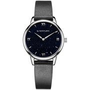 Makana レディース レザーベルト 32mm ブラック 正規品 1年保証 MS07L
