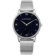 Makana ユニセックス ステンレスベルト 38mm シルバーメッシュ 正規品 1年保証 MS08