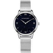 Makana レディース ステンレスベルト 32mm シルバーメッシュ 正規品 1年保証 MS08L