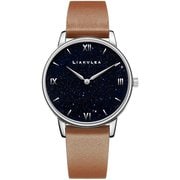Makana ユニセックス レザーベルト 38mm ブラウン 正規品 1年保証 MS09