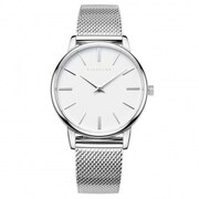 ユニセックス ステンレスベルト シルバーメッシュ 正規品 1年保証 Manoa S04 38mm