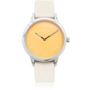 Pilina レディース レザーベルト 32mm オレンジ/ホワイト 正規品 1年保証 OR01L