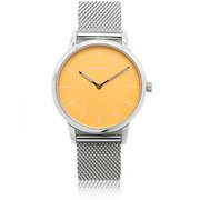 Pilina レディース ステンレスベルト 32mm オレンジ/シルバーメッシュ 正規品 1年保証 OR03L