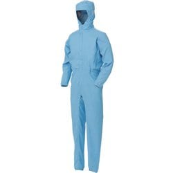 VEYS130B-3L [ベルデクセル×エレパスU フード一体型つなぎ服 VEYS130B ブルー 3L]