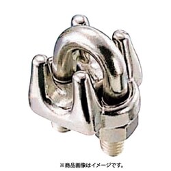 WC-4 [水本 ステンレス ワイヤークリップSUS316 使用ロープ径4mm]