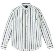 ストライプロングスリーブシャツ Stripe L/S Shirt TOMTJB74 (OFS)オフストライプ Lサイズ [アウトドア シャツ メンズ]
