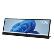 LCD14HCR-IPSW [Screen Plus バータイプ 液晶モニター/14型/3840×1100/IPSパネル/光沢/mini HDMI USB Type-C VGA]