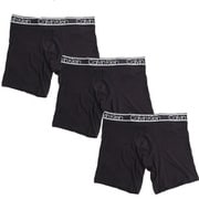 Men’s Bamboo Comfort Boxer Brief 3-Pack(3枚組) Black/Black/Black S 並行輸入品 NP2262O 001