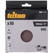 TPTA12954799 [ギヤード オービタル サンダー用 メッシュ サンディングディスク 125mm ＃80 10枚入]