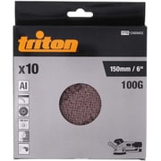 TPTA12489403 [ギヤード オービタル サンダー用 メッシュ サンディングディスク 150mm ＃100 10枚入]