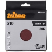 TPTA12825495 [ギヤード オービタル サンダー用 サンディングディスク 125mm ＃80 10枚入]