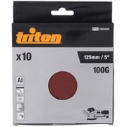 TPTA12669880 [ギヤード オービタル サンダー用 サンディングディスク 125mm ＃100 10枚入]
