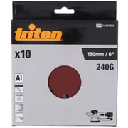 TPTA12467082 [ギヤード オービタル サンダー用 サンディングディスク 150mm ＃240 10枚入]