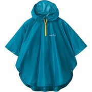 トレッキング レインポンチョ Kid's 95-125 1128671 ブルーグリーン (BLSA) [アウトドア ポンチョ キッズ]