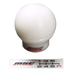 シフトノブ MSEシフトノブ 球タイプ 白 831126-4850M