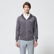 FJ-S22-M03 269462XL [ゴルフウェア メンズ ダブルニットフーディ 2XLサイズ ヘザーチャコール]