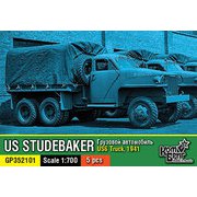 CSG32101 1/350 レジンキット 米・スチュードベイカーUS6トラック・5両・1941 [1/350 プラモデル]