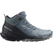 OUTPULSE MID GORE-TEX W L41593700 STORMY WEATHER/BLACK/WROUGHT IRON 24.5cm [ハイキングシューズ レディース]