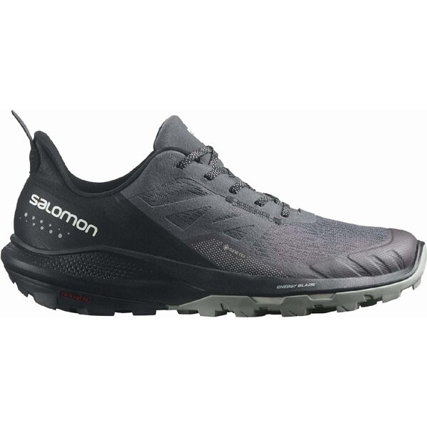 サロモン SALOMONOUTPULSE GORE-TEX L41587800 MAGNET/BLACK/WROUGHT IRON 25cm [ハイキングシューズ メンズ]Ω